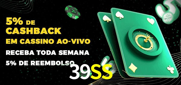 Promoções do cassino ao Vivo 39SS